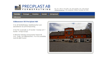 Tablet Screenshot of preciplast.com